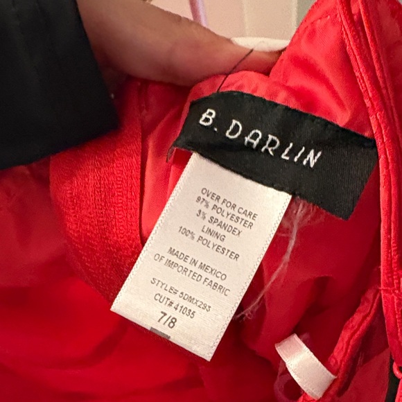 B Darlin Scarlet Floral Mini Dress - Picture 3 of 3